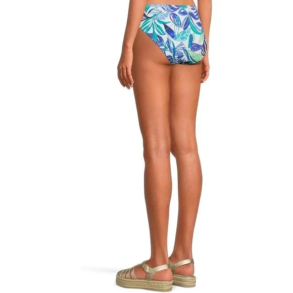 Tommy Bahama Island Cays Marina Hipster Women's Medium Glass Blue Swimwear TLW37